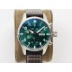 IWC-Pilot Chrono Spitfire IW388101 41mm SS/LE Green Dial IWSF A7750