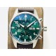 IWC-Pilot Chrono Spitfire IW388101 41mm SS/LE Green Dial IWSF A7750