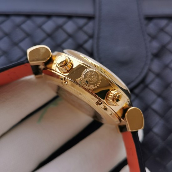 IWC-Da Vinci Chrono Laureus Ed IW393402 YG/LE Gold Dial ZF Asia 89361