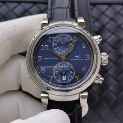 IWC-Da Vinci Chrono Laureus Ed IW393402 SS/LE Blue Dial ZF Asia 89361