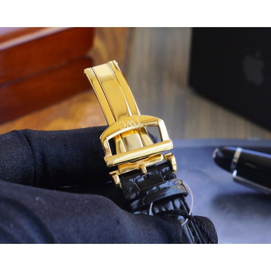 IWC-Da Vinci Chrono Laureus Ed IW393402 RG/LE Black Dial ZF Asia 89361