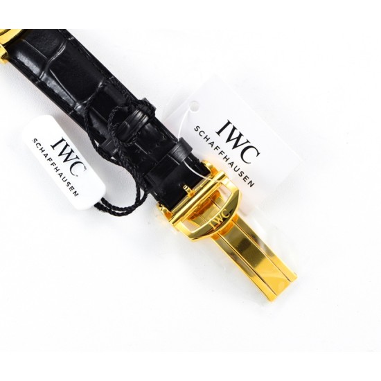 IWC-Da Vinci Chrono Laureus Ed IW393402 YG/LE Gold Dial GBF Asia 89361