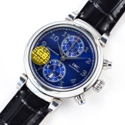 IWC-Da Vinci Chrono Laureus Ed IW393402 SS/LE Blue Dial GBF Asia 89361