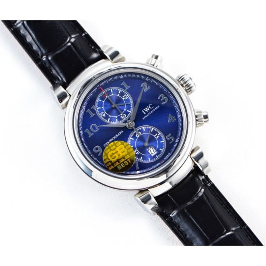 IWC-Da Vinci Chrono Laureus Ed IW393402 SS/LE Blue Dial GBF Asia 89361