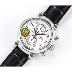 IWC-Da Vinci Chrono Laureus Ed IW393402 SS/LE White Dial GBF Asia 89361