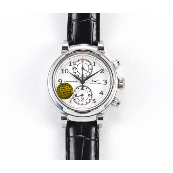 IWC-Da Vinci Chrono Laureus Ed IW393402 SS/LE White Dial GBF Asia 89361