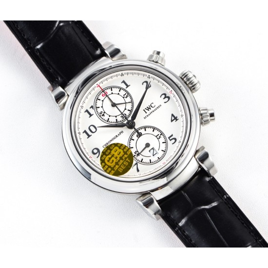 IWC-Da Vinci Chrono Laureus Ed IW393402 SS/LE White Dial GBF Asia 89361