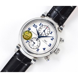 IWC-Da Vinci Chrono Laureus Ed IW393402 SS/LE White Dial GBF Asia 89361