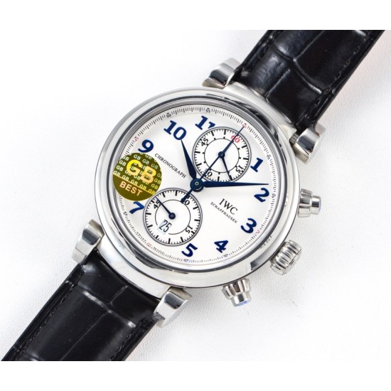 IWC-Da Vinci Chrono Laureus Ed IW393402 SS/LE White Dial GBF Asia 89361