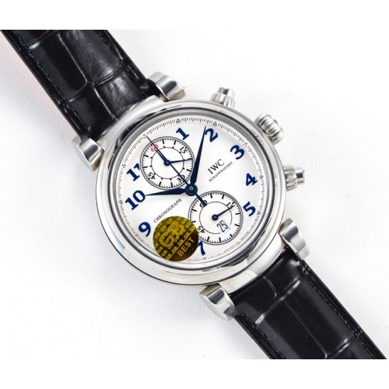 IWC-Da Vinci Chrono Laureus Ed IW393402 SS/LE White Dial GBF Asia 89361