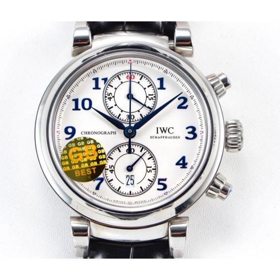 IWC-Da Vinci Chrono Laureus Ed IW393402 SS/LE White Dial GBF Asia 89361