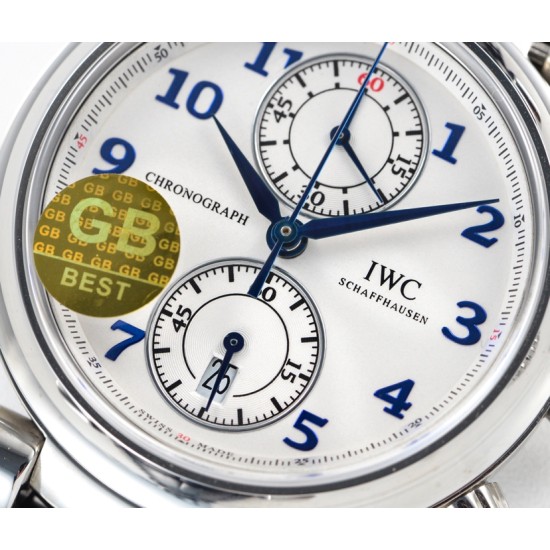 IWC-Da Vinci Chrono Laureus Ed IW393402 SS/LE White Dial GBF Asia 89361