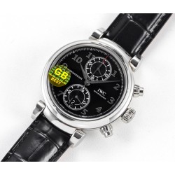 IWC-Da Vinci Chrono Laureus Ed IW393402 SS/LE Black Dial GBF Asia 89361