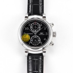 IWC-Da Vinci Chrono Laureus Ed IW393402 SS/LE Black Dial GBF Asia 89361