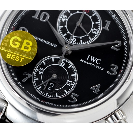 IWC-Da Vinci Chrono Laureus Ed IW393402 SS/LE Black Dial GBF Asia 89361