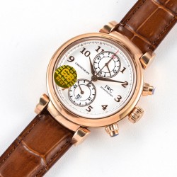 IWC-Da Vinci Chrono Laureus Ed IW393402 RG/LE White Dial GBF Asia 89361