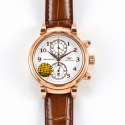 IWC-Da Vinci Chrono Laureus Ed IW393402 RG/LE White Dial GBF Asia 89361