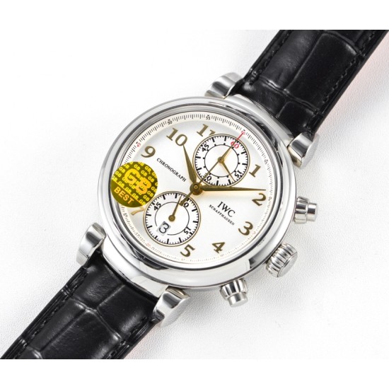 IWC-Da Vinci Chrono Laureus Ed IW393402 SS/LE White Dial GBF Asia 89361