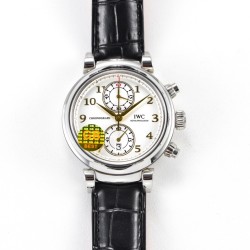 IWC-Da Vinci Chrono Laureus Ed IW393402 SS/LE White Dial GBF Asia 89361
