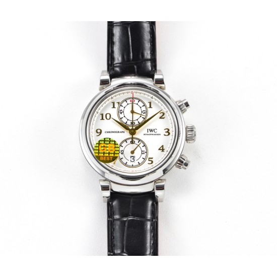 IWC-Da Vinci Chrono Laureus Ed IW393402 SS/LE White Dial GBF Asia 89361