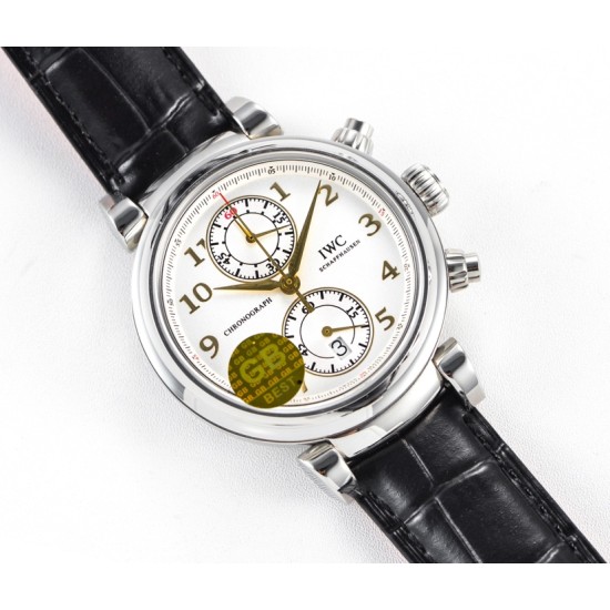IWC-Da Vinci Chrono Laureus Ed IW393402 SS/LE White Dial GBF Asia 89361