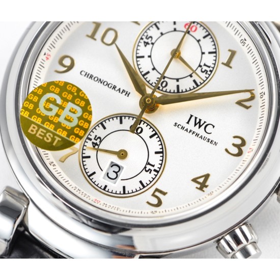 IWC-Da Vinci Chrono Laureus Ed IW393402 SS/LE White Dial GBF Asia 89361