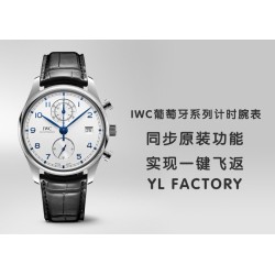 IWC-Da Vinci Chrono Laureus Ed IW393402 SS/LE Blue Dial YLF Asia 89361