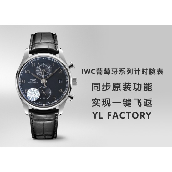 IWC-Da Vinci Chrono Laureus Ed IW393402 SS/LE Grey Dial YLF Asia 89361