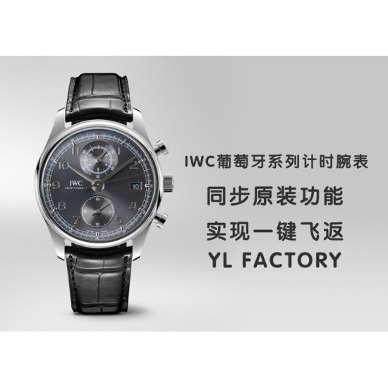 IWC-Da Vinci Chrono Laureus Ed IW393402 SS/LE Grey Dial YLF Asia 89361
