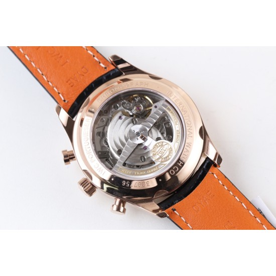 IWC-Da Vinci Chrono Laureus Ed IW393402 RG/LE Black Dial YLF Asia 89361