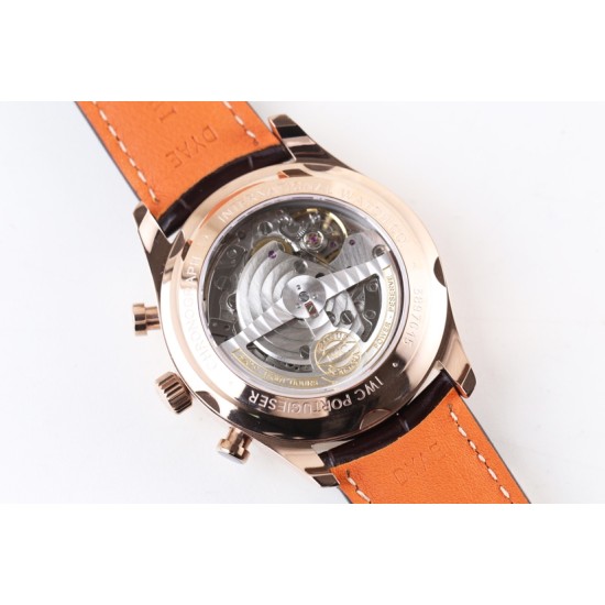 IWC-Da Vinci Chrono Laureus Ed IW393402 RG/LE Blue Dial YLF Asia 89361