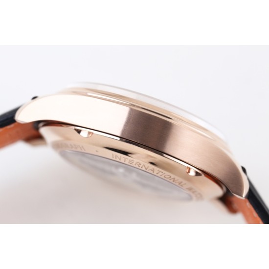 IWC-Da Vinci Chrono Laureus Ed IW393402 RG/LE White Dial YLF Asia 89361