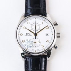 IWC-Da Vinci Chrono Laureus Ed IW393402 SS/LE White Dial YLF Asia 89361