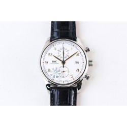 IWC-Da Vinci Chrono Laureus Ed IW393402 SS/LE White Dial YLF Asia 89361