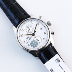 IWC-Da Vinci Chrono Laureus Ed IW393402 SS/LE White Dial YLF Asia 89361