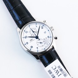 IWC-Da Vinci Chrono Laureus Ed IW393402 SS/LE White Dial YLF Asia 89361