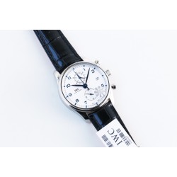 IWC-Da Vinci Chrono Laureus Ed IW393402 SS/LE White Dial YLF Asia 89361