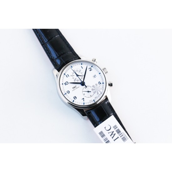 IWC-Da Vinci Chrono Laureus Ed IW393402 SS/LE White Dial YLF Asia 89361