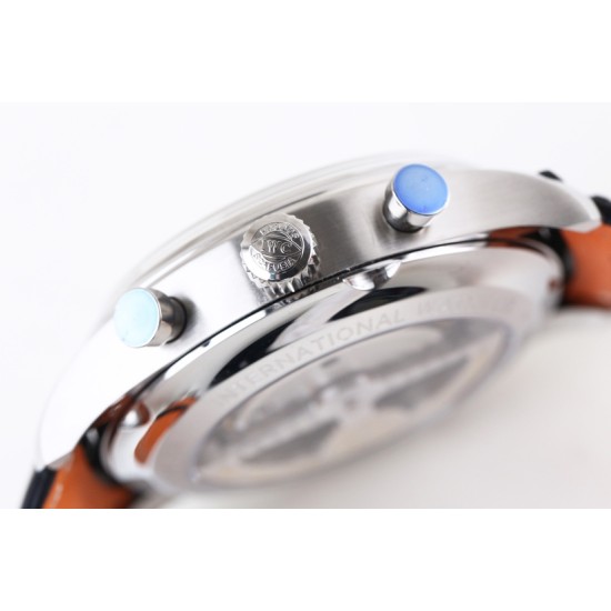 IWC-Da Vinci Chrono Laureus Ed IW393402 SS/LE White Dial YLF Asia 89361