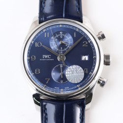 IWC-Da Vinci Chrono Laureus Ed IW393402 SS/LE Blue Dial YLF Asia 89361
