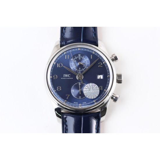IWC-Da Vinci Chrono Laureus Ed IW393402 SS/LE Blue Dial YLF Asia 89361