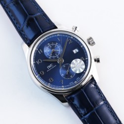 IWC-Da Vinci Chrono Laureus Ed IW393402 SS/LE Blue Dial YLF Asia 89361