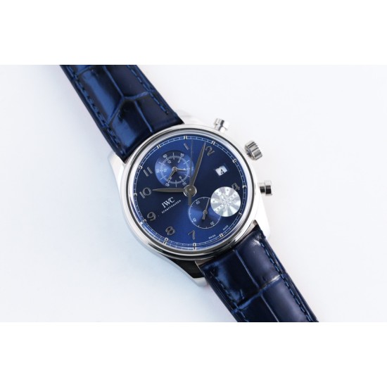 IWC-Da Vinci Chrono Laureus Ed IW393402 SS/LE Blue Dial YLF Asia 89361