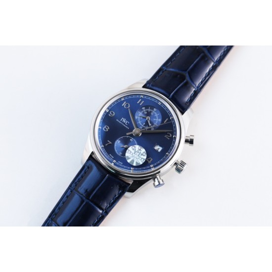 IWC-Da Vinci Chrono Laureus Ed IW393402 SS/LE Blue Dial YLF Asia 89361