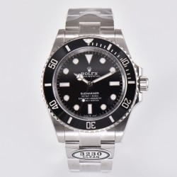 Rolex-Submariner 124060LN 41mm No Date Clean 904L Steel Black Dial VR3230