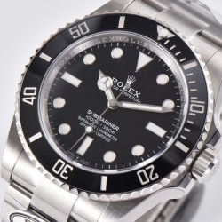 Rolex-Submariner 124060LN 41mm No Date Clean 904L Steel Black Dial VR3230