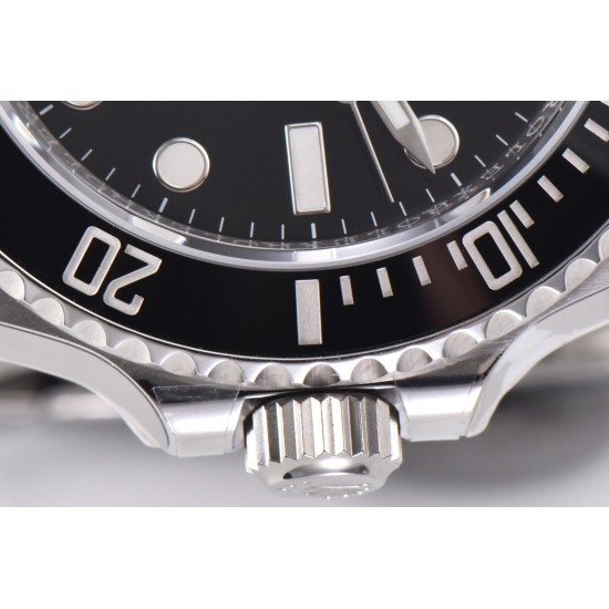 Rolex-Submariner 124060LN 41mm No Date Clean 904L Steel Black Dial VR3230