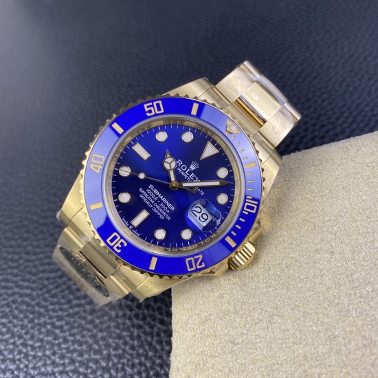 Rolex-Submariner 126618LB 41mm YG/YG Blue/Dot Clean VR3235