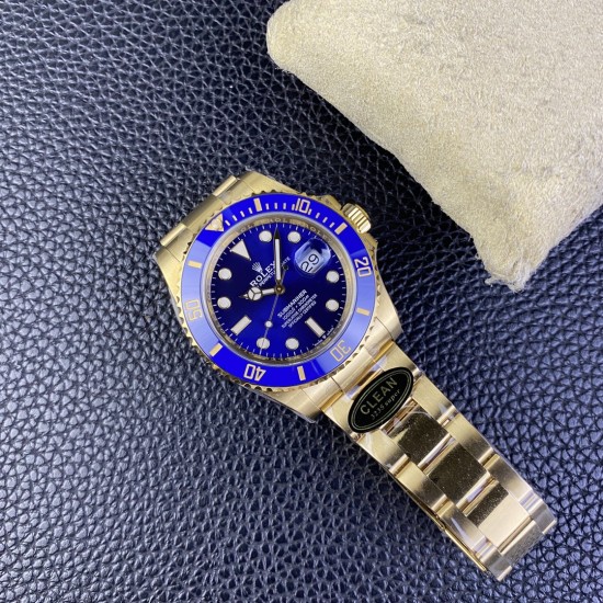 Rolex-Submariner 126618LB 41mm YG/YG Blue/Dot Clean VR3235