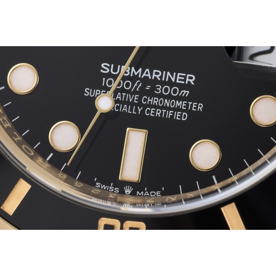 Rolex-Submariner 126618LN 41mm YG/YG Black/Dot EWEF A3235